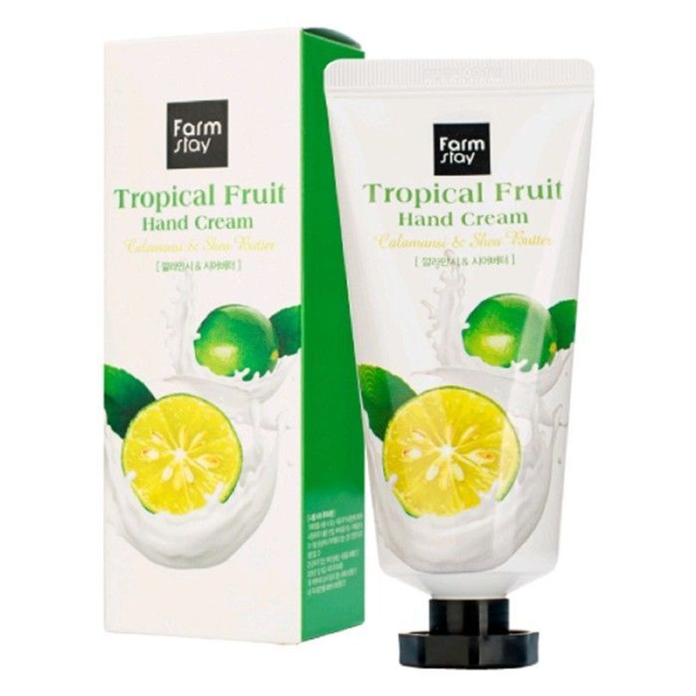 Farm Stay Tropical Fruit Hand Cream крем для рук с маслом ши и экстрактом каламанси