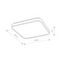 Потолочный cветильник Nowodvorski Agnes Square Led Pro White 10990