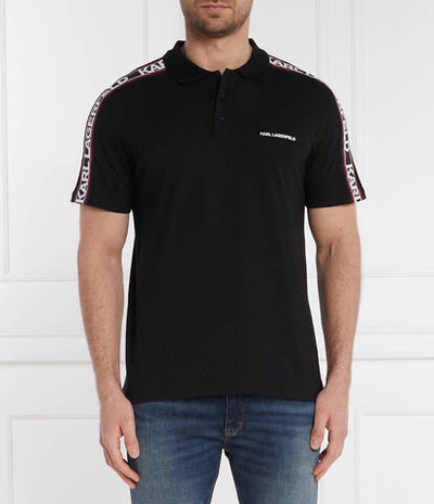 Поло Karl Lagerfeld - черный(241M2206)