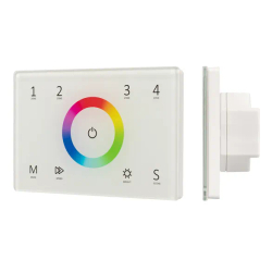 Панель Sens SMART-P83-RGB White (230V, 4 зоны, 2.4G) (Arlight, IP20 Пластик, 5 лет) 028402