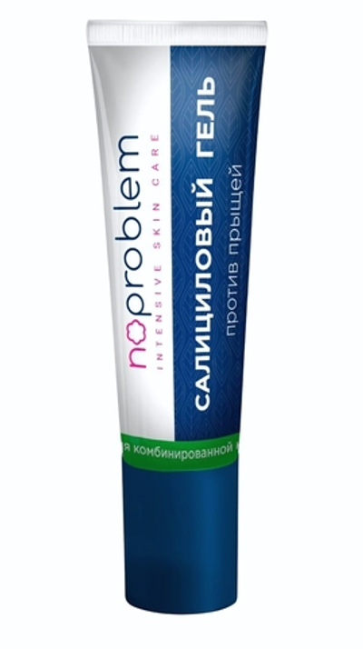 Салициловый гель против прыщей для комбинированной кожи Noproblem - 15 мл.