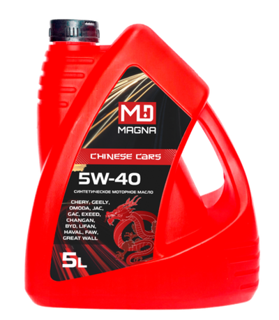 Cинтетическое моторное масло MAGNA 5W-40 CHINESE CAR