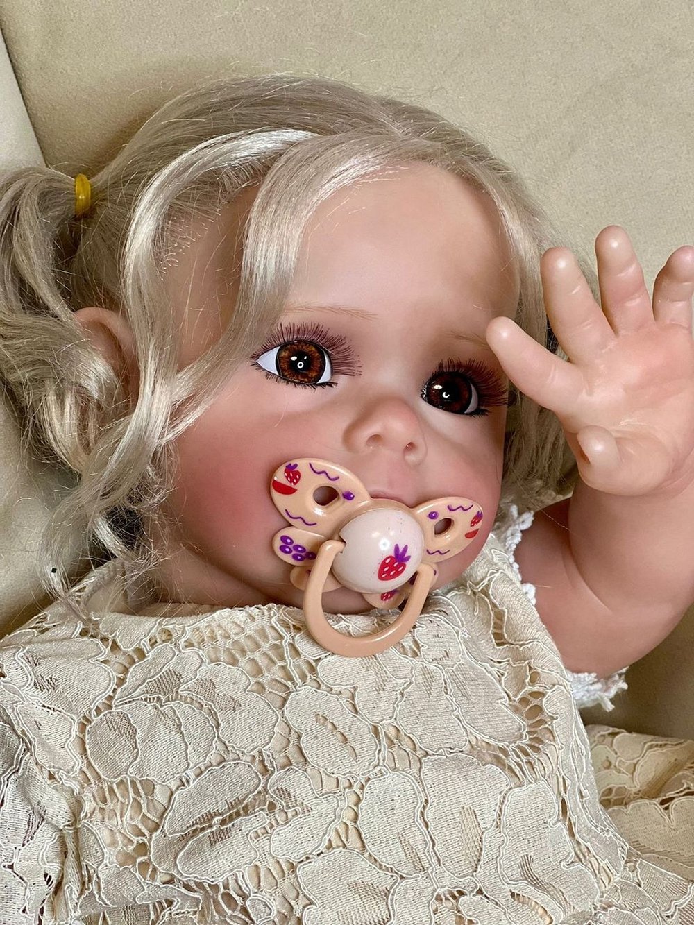 Кукла Реборн мягконабивная 60см в пакете (FA-597)