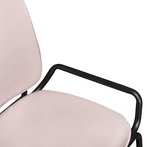 Стул Ror, Double Frame, розовый велюр