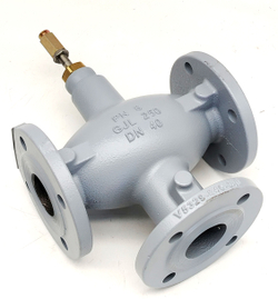 Клапан седельный трёхходовой фланцевый Honeywell V5329C1059 DN40 PN6 Kvs25 чугун
