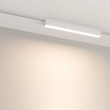 Магнитный трековый светильник 12W 3000К 044433 белый MAG-VIBE-FLAT-L293-12W Warm3000 (WH, 100 deg, 48V) Arlight