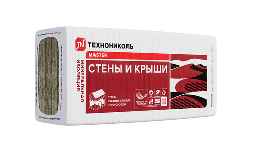 Тепло- и звукоизоляция Технониколь Стены и крыши 4,88м2 50мм