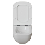 Унитаз подвесной безободковый WAVE LETI Tornado3.0 сид. дюропласт, м/л, быстр, БЕЛЫЙ глянец (XL)