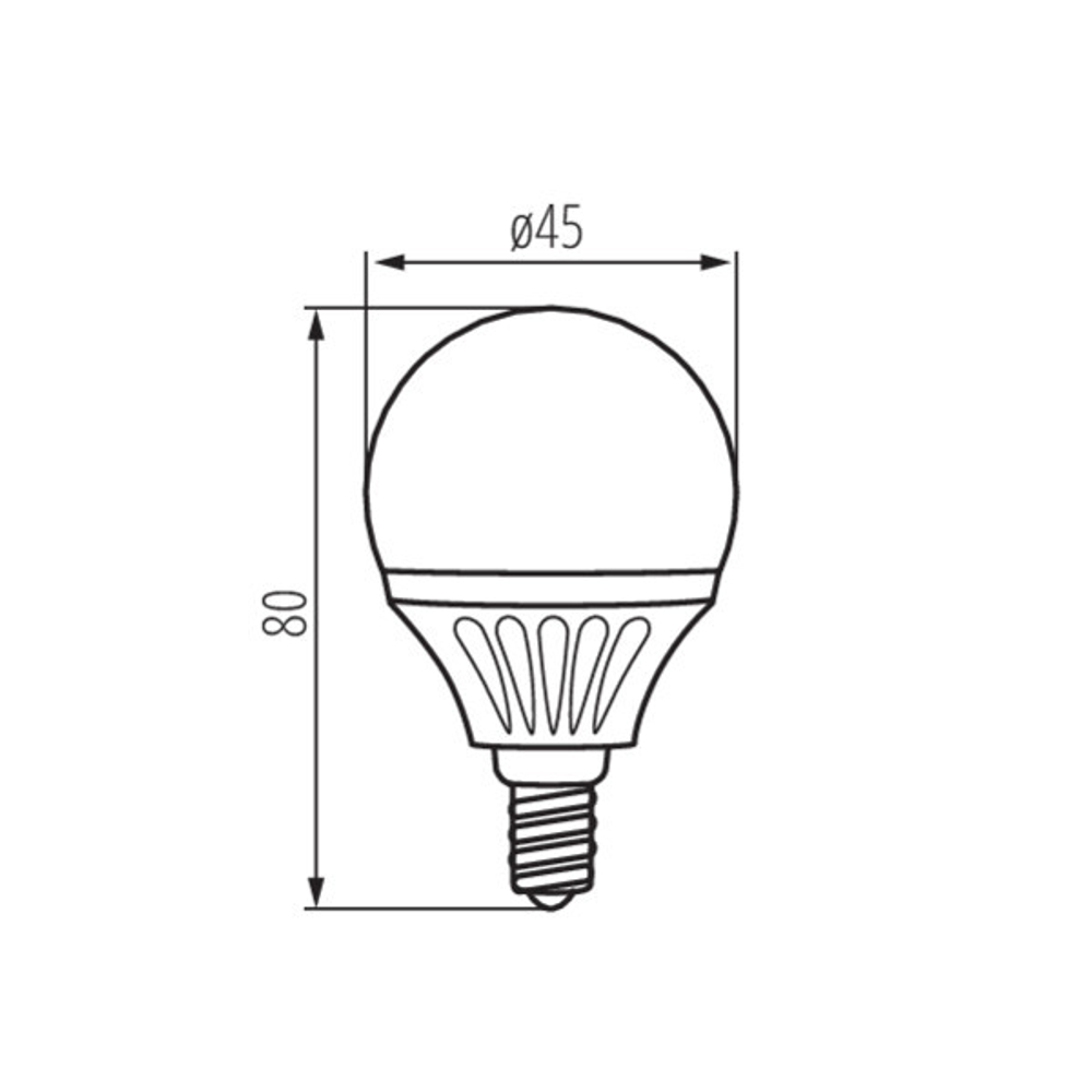 Лампа светодиодная е14 KANLUX BILO 6,5W T SMD 3000К WW