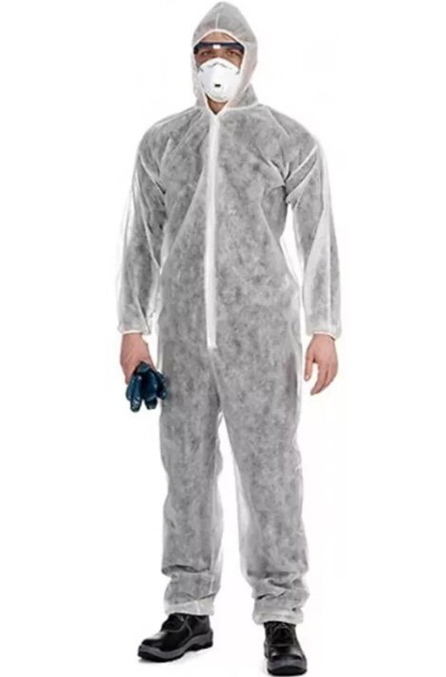 Комбинезон защитный из спанбонда 60 гр/м2