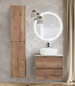 Тумба с раковиной и столешницей BelBagno KRAFT 60 Rovere Tabacco