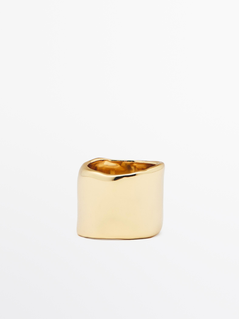 Massimo Dutti Широкое кольцо, золотистый