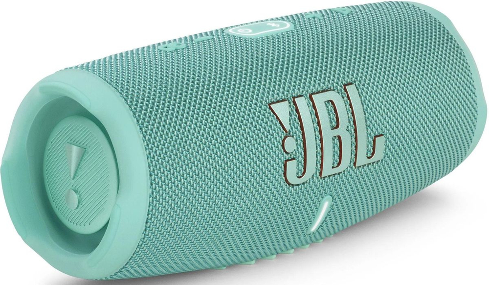 Колонка портативная JBL Charge 5, 40Вт, бирюзовый [jblcharge5teal]