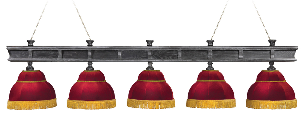 Лампа Президент Сильвер 5 плафонов - ясень