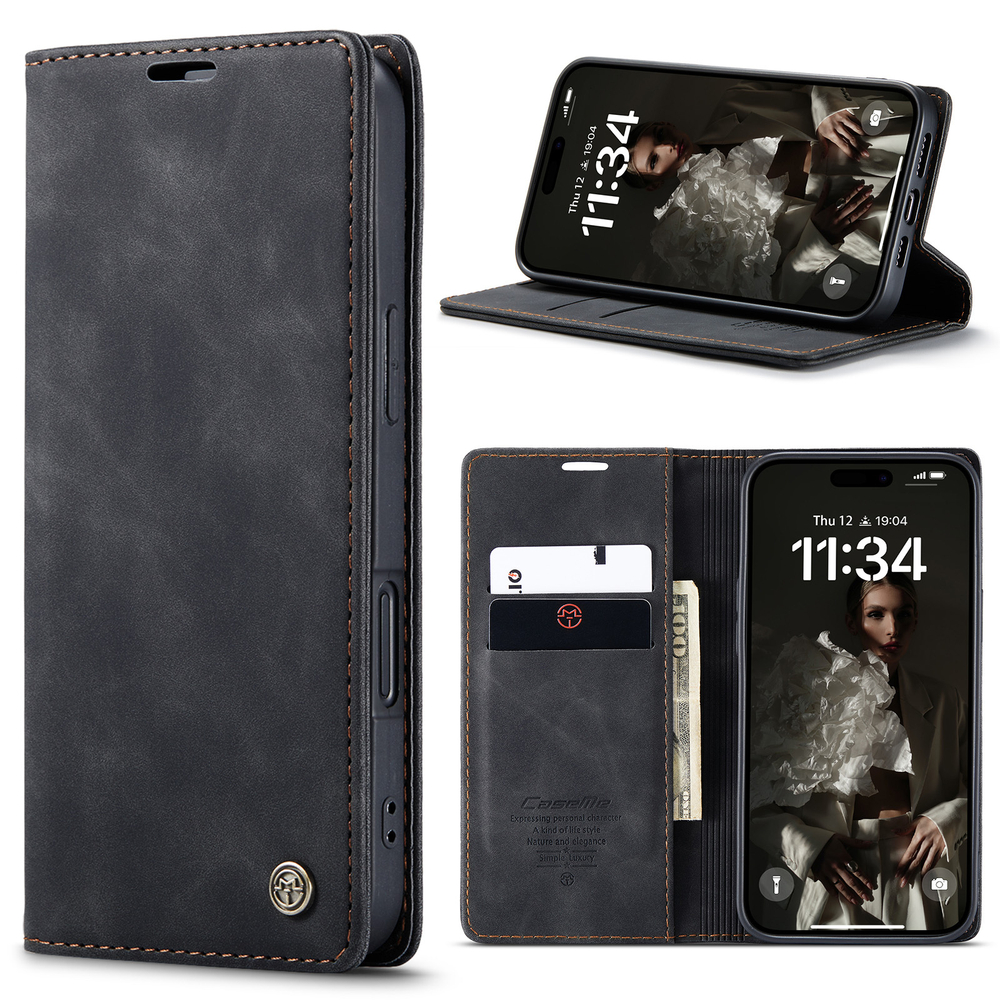 Чехол-книжка CaseMe Matte iPhone 16 Pro