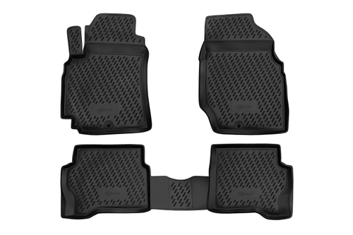 Коврики в салон для NISSAN Almera Classic (I), 2006-2013, 4 шт. (Повышенная устойчивость, повышенная износостойк FORMAT.CARNIS00001