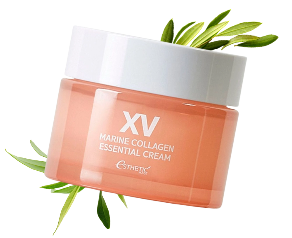 Esthetic House Крем для лица с коллагеном - Marine collagen essential cream, 50мл