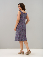 Платье П-012/синий-веткиягодки