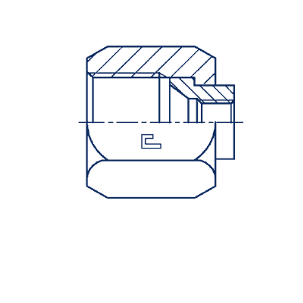 Соединение GS D10 BSP 1/4 - JIC 9/16