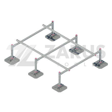 Рама кровельная для климатического оборудования 1300х2000мм (до 300кг)