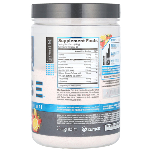 RYSE, Loaded Pre, клубничный сок, 417 г (14,7 унции)