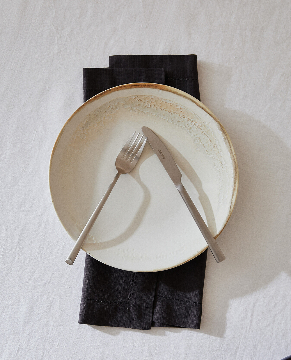 ZARA HOME КЕРАМИЧЕСКАЯ ТАРЕЛКА ДЛЯ УЖИНА