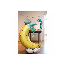 Шар фигура "Месяц Звезды" 139 см