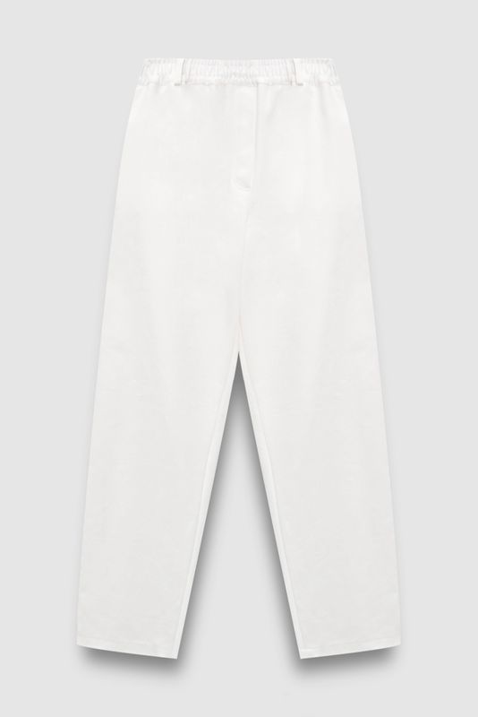 Брюки-чиносы, молочный