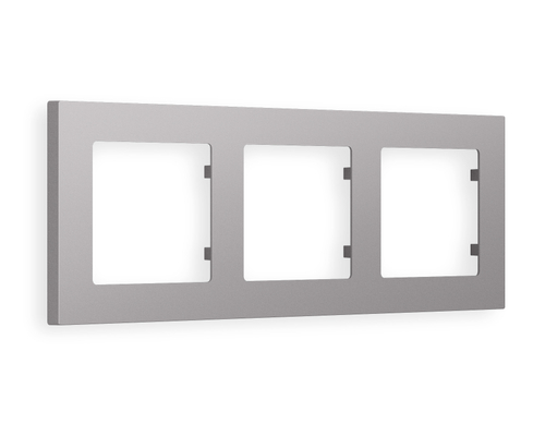 AF220503 Рамка ALFA Techno (Сталь матовый) 3-ая