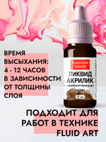 Жидкая акриловая краска ЛИКВИД АКРИЛИК «Крафт»