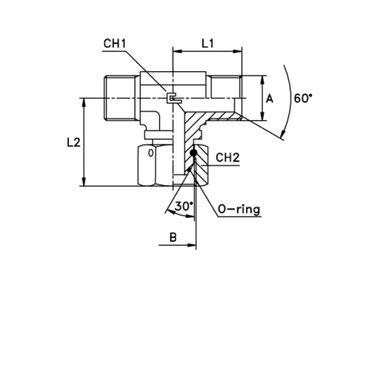 Соединение PFNT BSP 3/4 (нерж.)