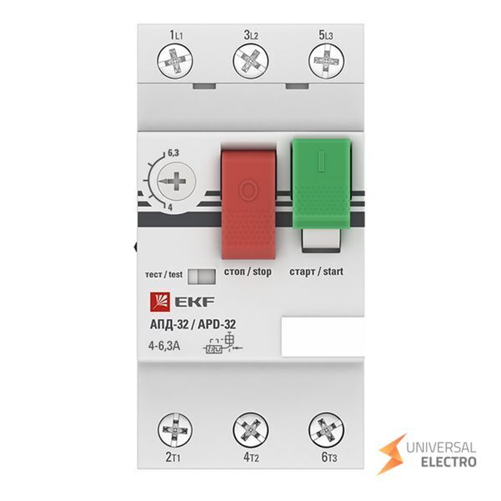 Автомат пуска двигателя АПД-32 4-6,3А EKF PROxima