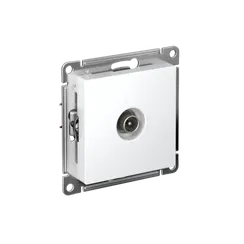 Розетка телевизионная TV AtlasDesign коннектор механизм бел. SE ATN000193