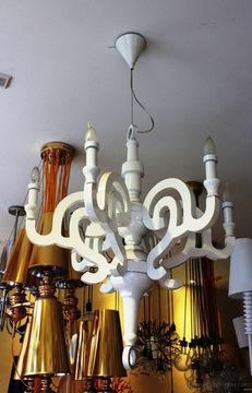 replica  Paper chandelier lamp white D70