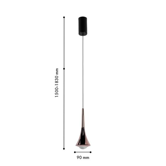 Подвесной светодиодный светильник Favourite Tolva 4292-1P