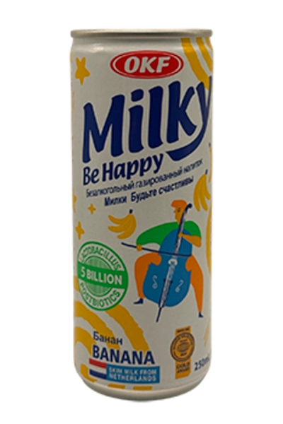 напиток MILKY OKF БАНАН 250мл ж/б (1х24)