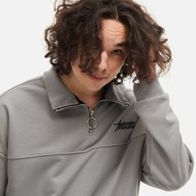 Свитшот ANTEATER Zip, светло-серый