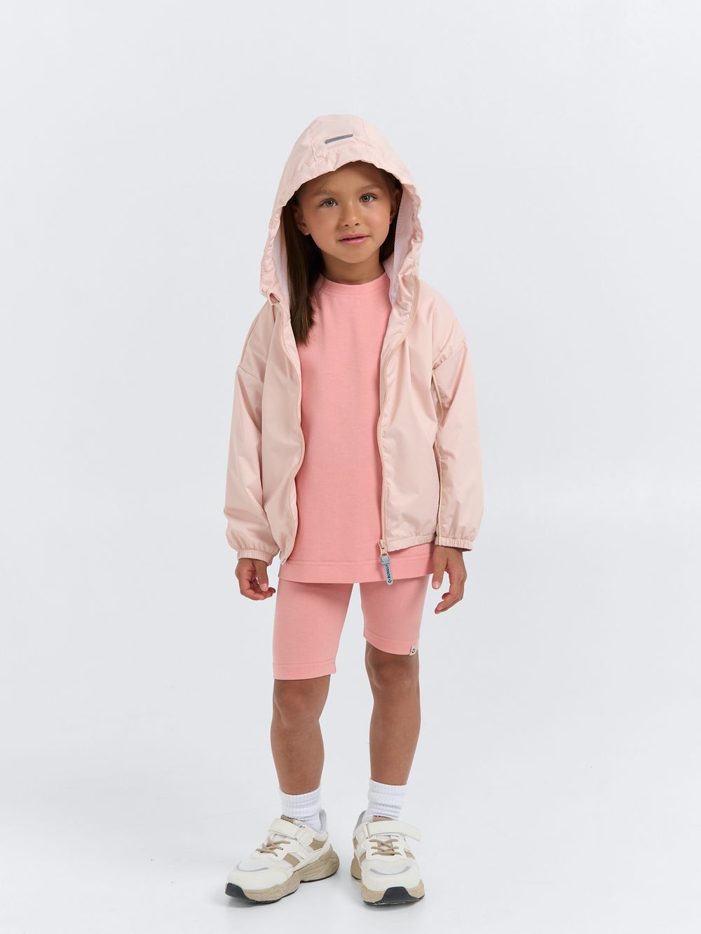Ветровка на сетчатой подкладке "Персик"
