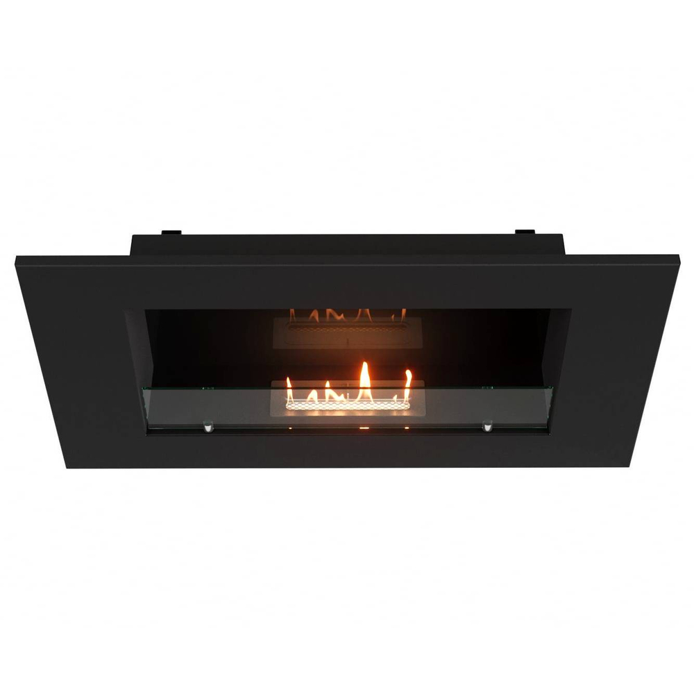 Каминокомплект:Биокамин Firelight BFP/W-90+Набор керамических камней М, черные