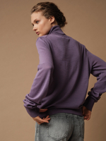 J0215 Джемпер женский, фиолетовый dbr