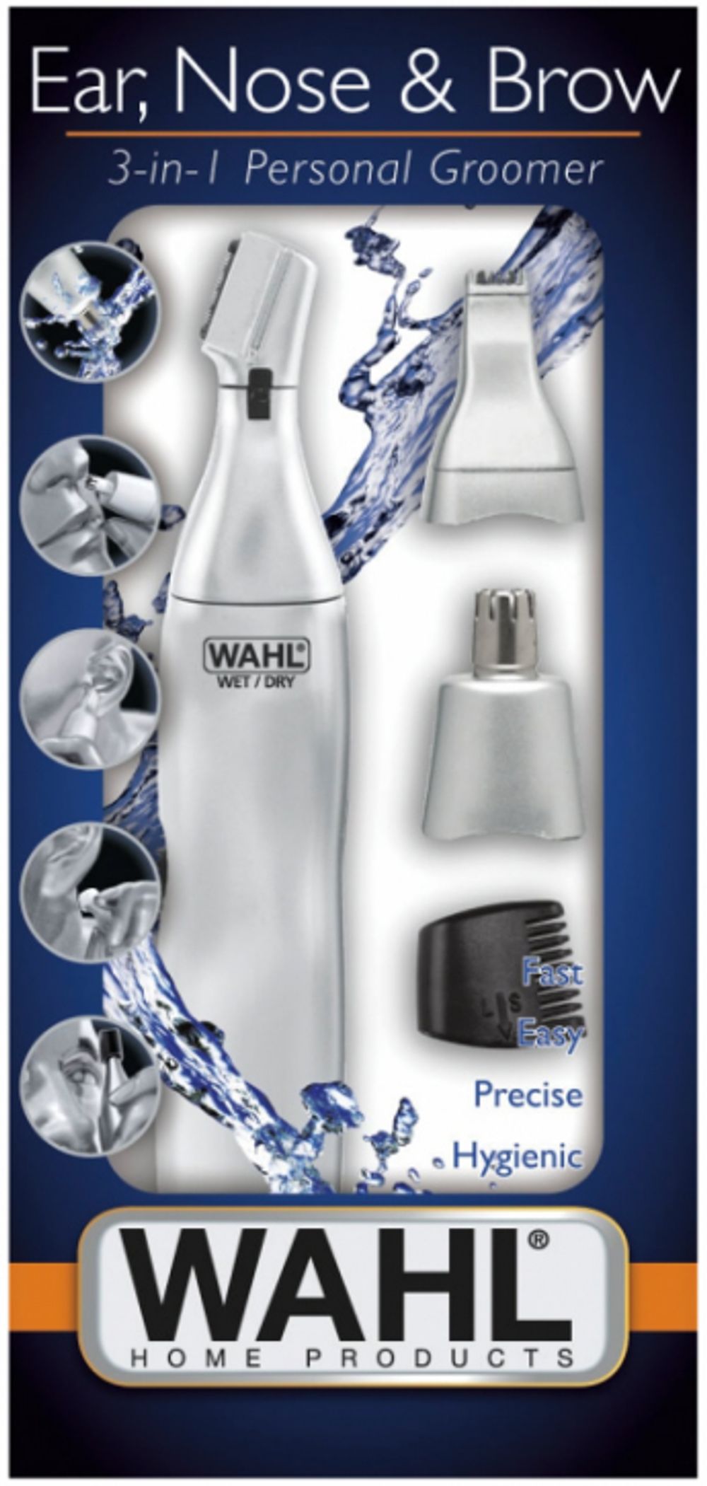 Триммер для носа, ушей и бровей WAHL Silver (5545-2416) - 6