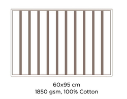 Коврик для ванной 60x95 Hamam Pera белый