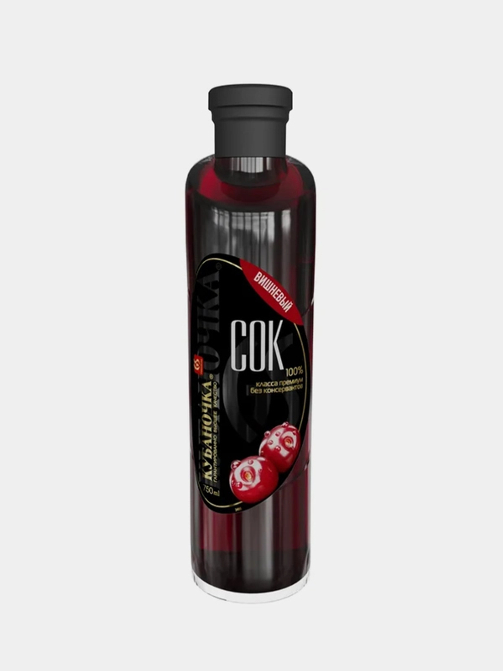 Кубаночка Премиум Вишневый Сок 0,75л