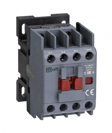 Контактор КМ-102 12А кат. 48В AC 1НЗ AC-3 AC-4 DEKraft 22078DEK