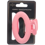 Заколка - краб для волос «AKS - MANTANA», микс 6 цветов, овал, 7*4см