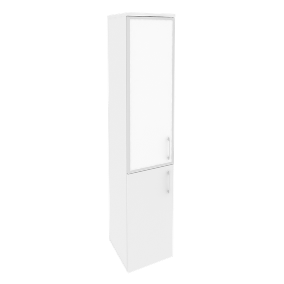 Оникс Шкаф высокий узкий левый O.SU-1.2 R (L) white  400*420*1977