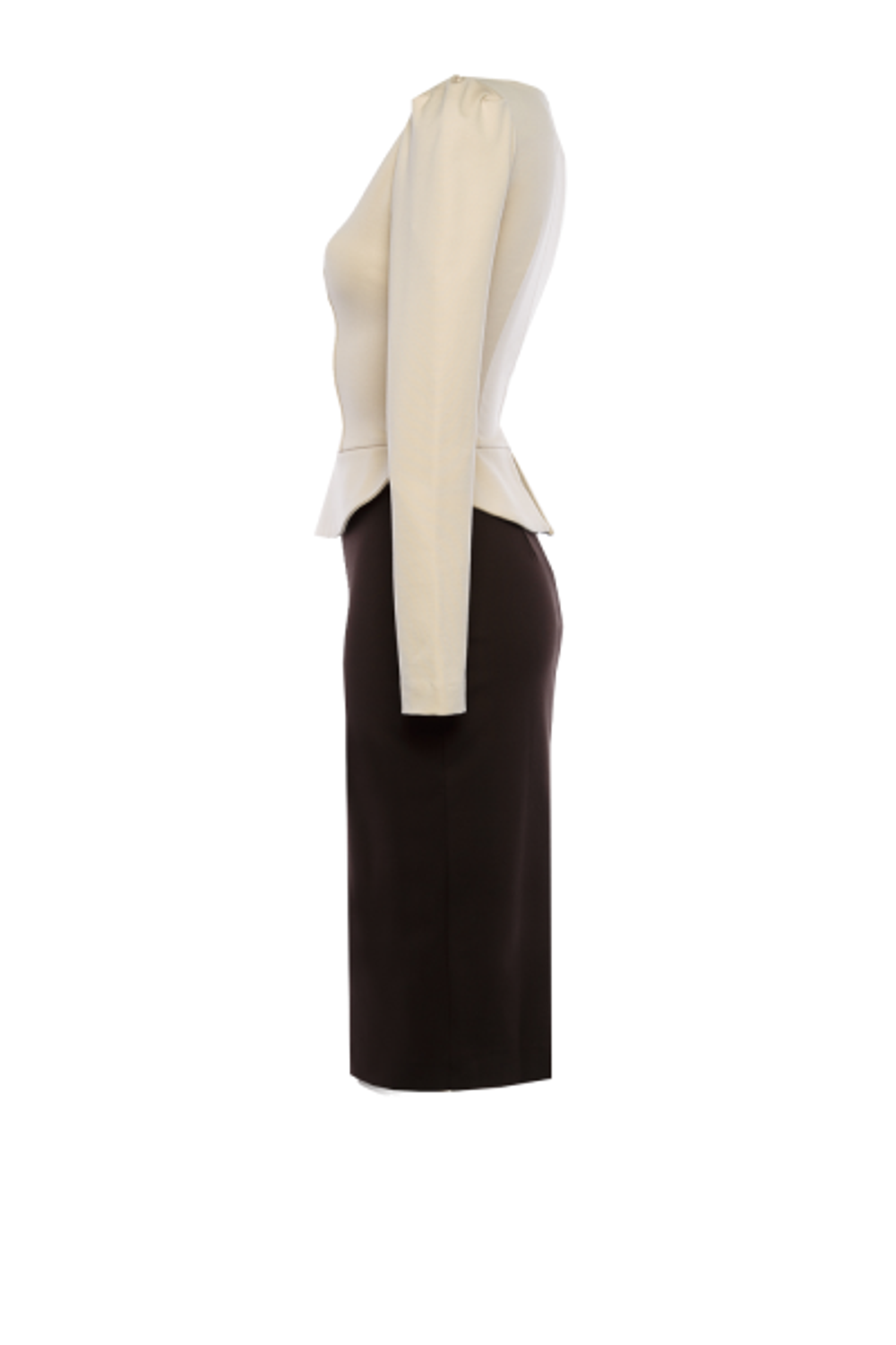 Платье футляр с баской 01-18FW