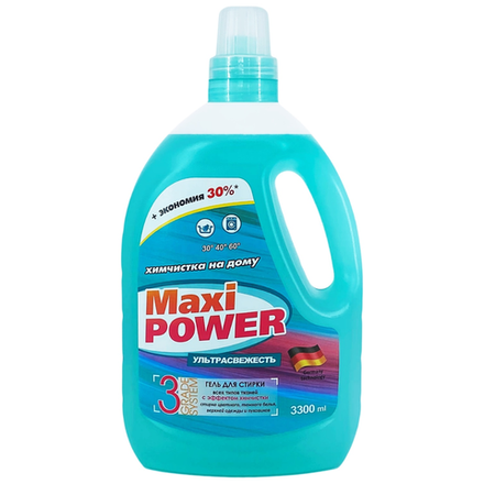 Гель для стирки Maxi Power Ультрасвежесть 3.3 л
