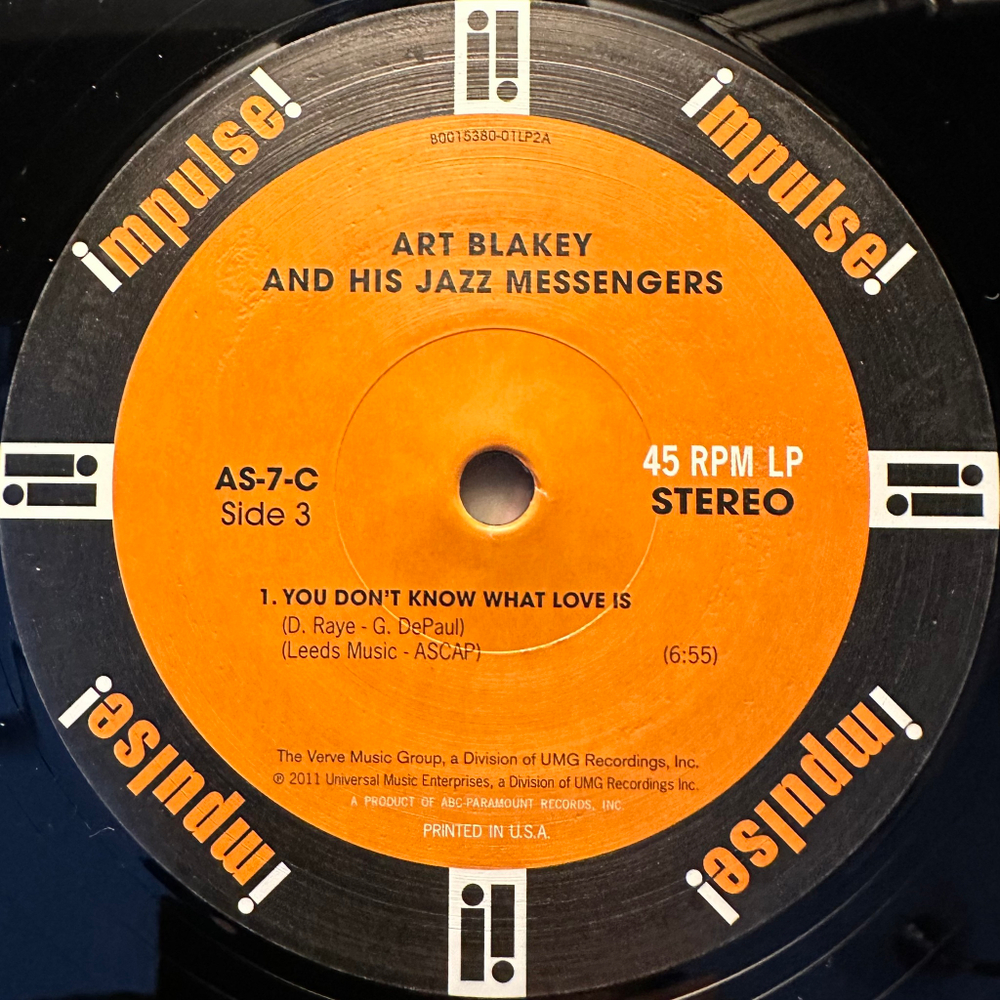 Art Blakey & The Jazz Messengers ‎– Art Blakey! Jazz Messengers (США 2011г.) 2х12", 45 RPM