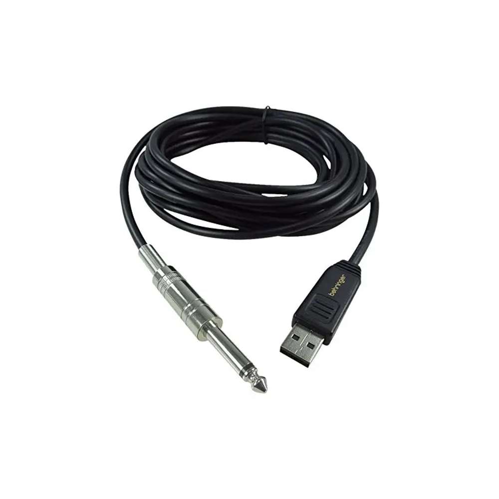 Behringer GUITAR 2 USB - гитарный USB - аудиоинтерфейс (кабель), 44.1кГц и 48 кГц, длина 5 м.